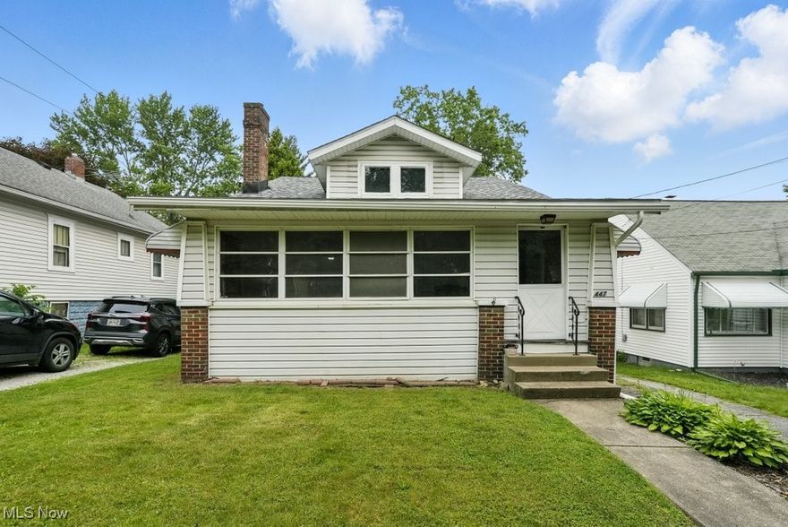 Welcome to 447 Allenford, the home you’ve been waiting for! Nestled on a quiet street between Kenmore and Firestone Park, this charming 2-bedroom, 2-bathroom bungalow offers a blend of comfort, character, and practical updates that make it move-in ready from day one.

From the moment you step onto the welcoming front porch, you’ll feel the charm of this home. Picture yourself sipping your morning coffee here, listening to the neighborhood come to life around you. Inside, the spacious living room greets you with a stunning natural wood accent wall, creating a cozy focal point that instantly makes you feel at home. The adjacent dining room is the perfect place to gather—whether you're hosting friends for dinner or enjoying a quiet weeknight meal.

The bedrooms are generously sized and full of natural light, while the main floor bath is bright, cheerful, and functional. Head downstairs and you’ll find a partially finished walkout basement offering incredible flexibility. Need a home office, third bedroom, media room, or workout space? You’ve got it. There’s even a second full bath down here for added convenience.

Step outside into your fully fenced backyard and unwind under the covered patio—perfect for warm summer evenings and weekend BBQs. There’s also a detached garage for additional storage, hobbies, or your vehicle. And with a brand new roof and gutters in 2024, you can move in with peace of mind.

Whether you're a first-time buyer, rightsizing, or just looking for the right fit, 447 Allenford has the warmth, space, and updates to make it feel like home from day one. All appliances stay—just bring your personal touch and settle in.