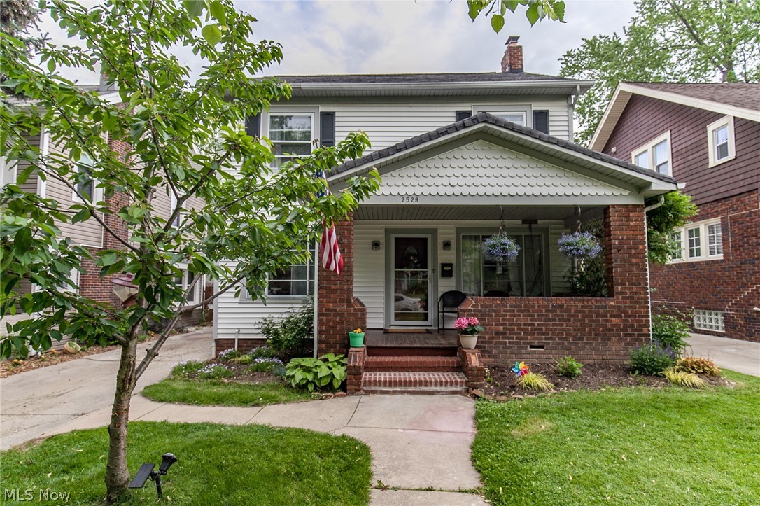 Welcome to this charming Cuyahoga Falls Colonial. You will appreciate the beautiful original hardwood floors and wood trim throughout the first floor. The kitchen has been updated with granite counter tops, subway tile back splash, stainless steel appliances, modern lighting, and built in breakfast nook. The home boast 3, possibly 4, bedrooms or finished attic space. The bathroom was recently updated with new a bath tub and tile surround, floating double sink, and tile flooring. Enjoy your outdoor space by sitting on your over sized front porch or sitting on your patio in the fenced in back yard. The over sized two car garage offers plenty of space for 2 cars and much more room for storage. Call to schedule your private showing today!
