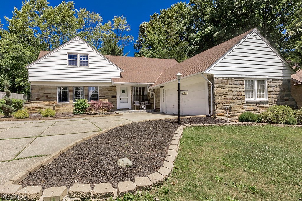 Spacious cape cod on beautiful tree-lined eastern Shaker Heights street. This four bedroom home has an updated eat-in kitchen, amazing family room, inviting living room and dining room with stone fireplace. The first floor master suite includes a second room and full updated bath. On the second floor you will find three spacious bedrooms! There is also lots of storage with large closets. The full basement is partially finished for entertaining. Lovely curb appeal and very nice lot with beautiful landscape. Attached garage and central air!. Great location close to Green Road rapid station, Shaker Blvd. walking/bike path. Close to 271. Great commute to hospitals, universities and University Hospitals. Enjoy all Shaker has to offer, including the new lifestyle center at Van Aken District. Ready for you to move in and enjoy! Will be POS compliant.