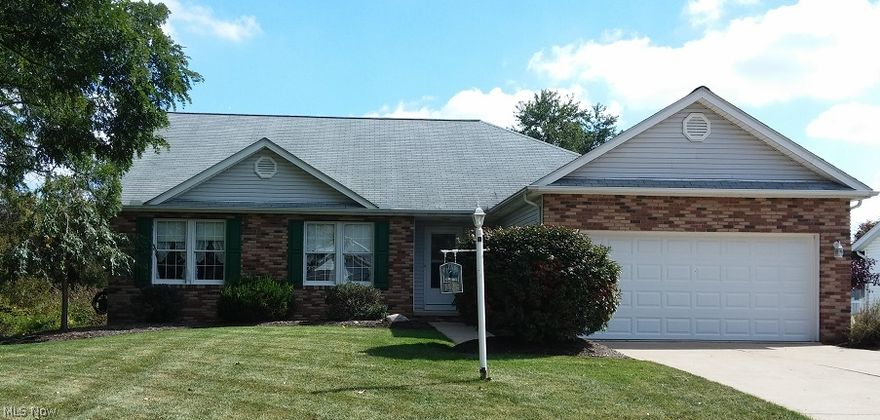 Nice ranch home with large rooms, huge master has separate dressing area w/double sinks, separate area for garden tub, shower.  Sun room added offers a shared fireplace with Great Room.  Kitchen has all appliances.  1st floor laundry has washer n dryer plus extra frig.  Oversized deck is accessible from sun room and master bedroom.  Property adjoins Sippo Lake Park (to the rear) and area to the left is land-locked private property.  The backyard is a private wildlife haven.  Priced to sell quickly!