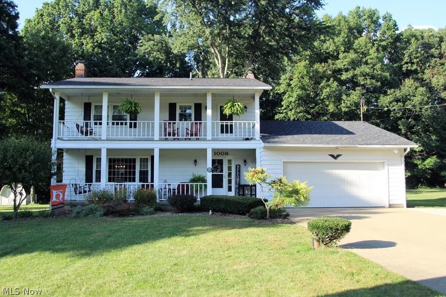 Captivating Colonial with a little southern charm! This home has 3, possible 4 Bdrms and 2 & 1/2 Baths. So welcoming with lovely decor thru-out!  Step into the Foyer/Hallway w/coat closet & convenient Half Bath. Large Living Rm w/lots of natural light. Open to sizable Dining Rm w/chair & crown molding. Kitchen features full compliment of appliances along w/ample cupboard & counter space. Dinette w/built-in buffet serving counter! Slider off of Dinette leads to AWESOME brick paver patio w/ rounded steps & built-in Fire Pit (2016). Family Rm w/cultured stone gas Fireplace. Slider off Family Rm leads to fabulous 3 Seasons Rm w/cathedral ceiling. Upstairs are 3 big bdrms all w/double closets & ceiling fans! Master Bedroom features Master Bath w/unique cultured brick flooring. Bedroom 3 features a warm pine wood floor & built-in desk. Rec Room in Basement offers corner brick wood burning Fireplace & wet bar area. Also features 4th Bed, Laundry/Utility Rm & crawl space for storage. Concrete