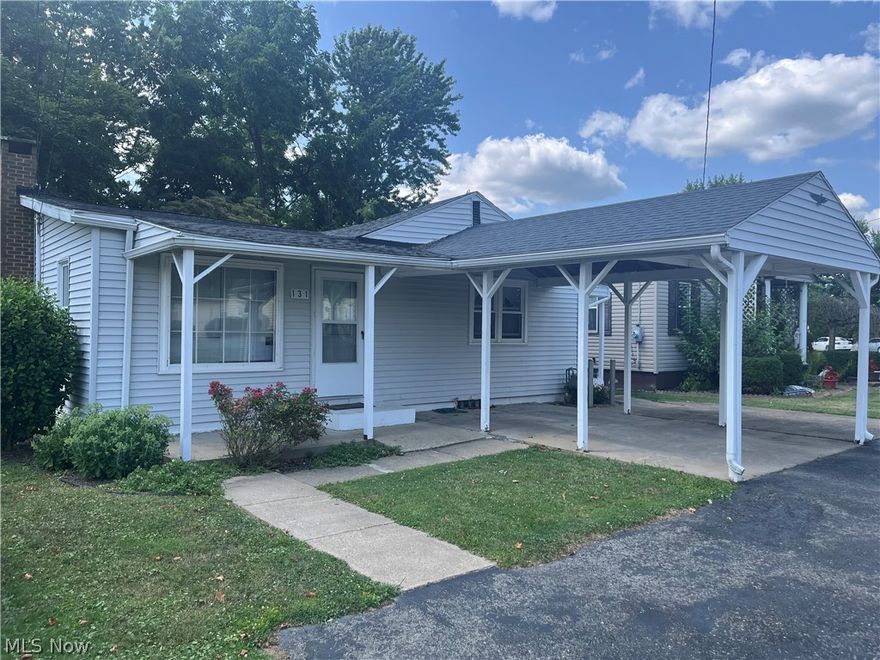Come check out this charming 2 bedroom bungalow in a quiet neighborhood! This home offers a nice carport and extra parking space and a backyard! Upon entering the front door you’ll find the living room featuring built in bookshelves and fireplace giving the home a cozy and welcoming feel! The eat in kitchen offers plenty of cabinet space and exterior access to the side porch. The master bedroom features a large closet and access to the main bath. The second bedroom features a closet! The basement houses the laundry room, the second bathroom (needs some refinishing) and a large open space to do as you wish! Exterior access to the backyard is also available! This home is minutes away from Route 7/11 and 25 minutes from Beaver County. Call today to schedule your private viewing!