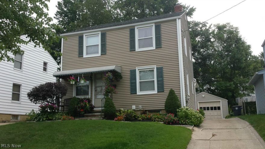 Firestone Park, 3 bedroom colonial with updated vinyl siding, windows, roof, furnace and central air.  Large living room and dining room with built in china cabinets.  Beautiful enclosed sun room overlooking fenced in back​​‌​​​​‌​‌​​​‌‌​​​‌‌‌​​‌​​‌‌​​​​ yard.