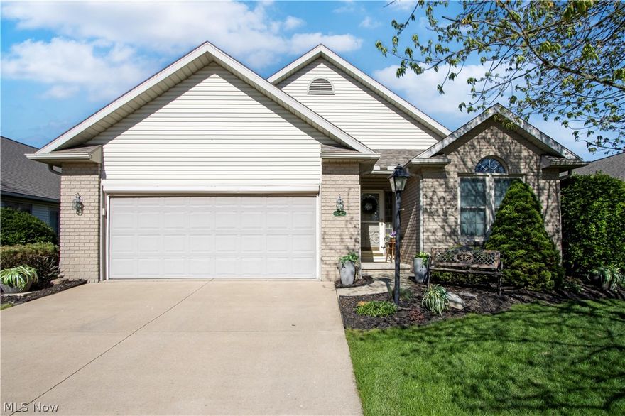 Welcome to this beautiful “like-new” 2-bedroom, 2.5-bath home located in the desirable Deer Creek Development on Wooster’s north end! This well-maintained property offers modern comfort, quality finishes, and a layout perfect for both everyday living and entertaining.
The main living areas are bright and inviting, with a spacious flow that leads into a charming sunroom, ideal for relaxing with morning coffee or enjoying views of the outdoors year-round. Step outside to a great backyard, perfect for gatherings, gardening, or simply unwinding in a peaceful setting.
Downstairs, you’ll love the large lower-level recreation room, providing plenty of space for a media room, home gym, playroom, or office setup. A convenient half bath is also located on this level, making it ideal for guests or extended living space. The unfinished portion of the basement offers outstanding storage, featuring an impressive 43 feet of shelving—perfect for organization, hobbies, or seasonal items.
With its excellent location, move-in-ready condition, and extra living and storage space, this home is a must-see. Schedule your private showing today!