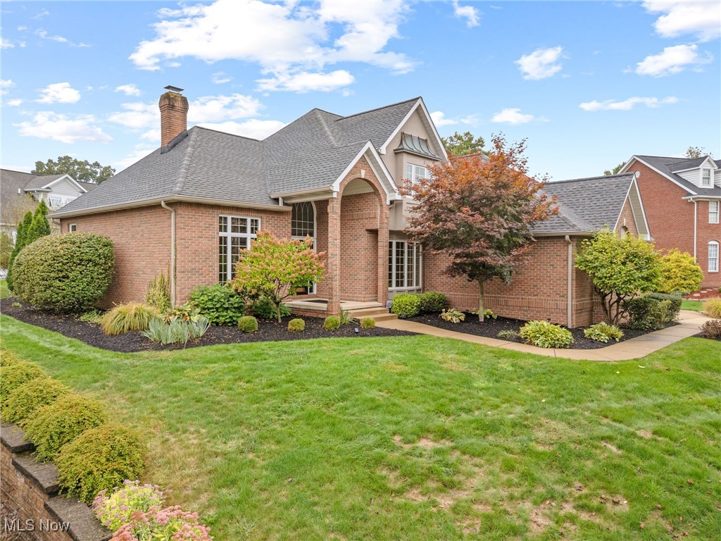 Welcome to this wonderful family home in the desirable Glenmoor Estates in Jackson Township! This spacious brick residence has 6 bedrooms, 4-1/2 baths, 2 laundry rooms, first floor owners suite and finished lower level. The open great room is filled with natural light and features a double-sided fireplace, custom built-ins, and an inviting, airy ambiance. Formal living room with 11-foot ceiling, chair rail, crown molding, and fireplace. The eat-in kitchen has granite countertops, tile backsplash, a center island, pantry, built-in desk and large dinette with bay window! First Floor owners suite with private full bath and jetted tub, features a walk-in closet shower, and dual sink vanity. First Floor has a laundry room with sink and cabinets. Second level boasts a junior suite (w/private full bath) and two additional bedrooms with a Jack & Jill full bath and a dual sink vanity. Finished lower level additionally offers a spacious recreation room, a full bath, two generously sized bedrooms and/or bonus rooms that could be used as a playroom, office, exercise, or hobby room, in addition to a second laundry room. Updates include roof, gutters and downspouts, furnace, and A/C. Oversized 3 car side load garage! Wonderfully landscaped yard with sprinkler system and nice back patio for relaxing or entertaining. All on a quiet, private cul-de-sac! A must see!