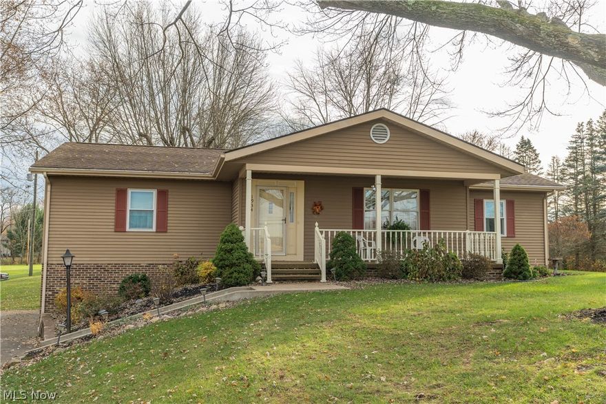 1934 Butternut St NW North Canton in Lake Township, a ranch style home in a beautiful country setting. The home offers over 1800 square feet of spacious living. Foyer entry into a large living room which is open to the dining room overlooking and leading to the backyard, where you will enjoy outdoor patio and deck area. Off from and semi open to the dining room is the heart of it all...a large kitchen with lots of cabinets and counter space including a center island with breakfast bar seating. A full guest bathroom with two bedrooms, third bedroom is being used as a laundry room. Private master bedroom located on the other side of the home with vaulted ceiling a walk in closet and a large private bathroom that offers a jetted tub with shower. A walkout basement with a finished room, lots of space for storage or more finished area. An oversized two garage is accessed from the basement. The home is clean and welcoming a new family to make wonderful memories. Roof and well in the last 10