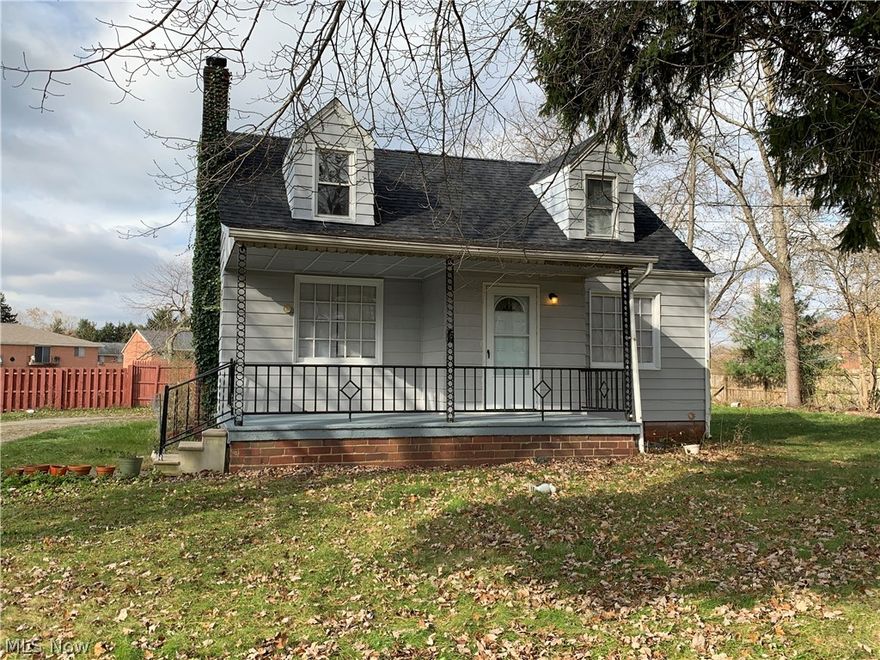 Great cape cod home with a huge front porch located in Plain Twp. Home is conveniently located by belden village with tons of shopping and every restaurant you could possibly think of. Inside you will find a large family room open to the dinning room, which then leads to the eat in kitchen with access to the attached garage and breezeway. The other side of the family room has one of the three bedrooms along with the full bathroom. Upstairs there are two large sized bedrooms with plenty of closet space. There is a full unfinished basement with a half bath, laundry hook-ups, and tons of potential for a recreation room or play room for children. Large over sized attached garage.