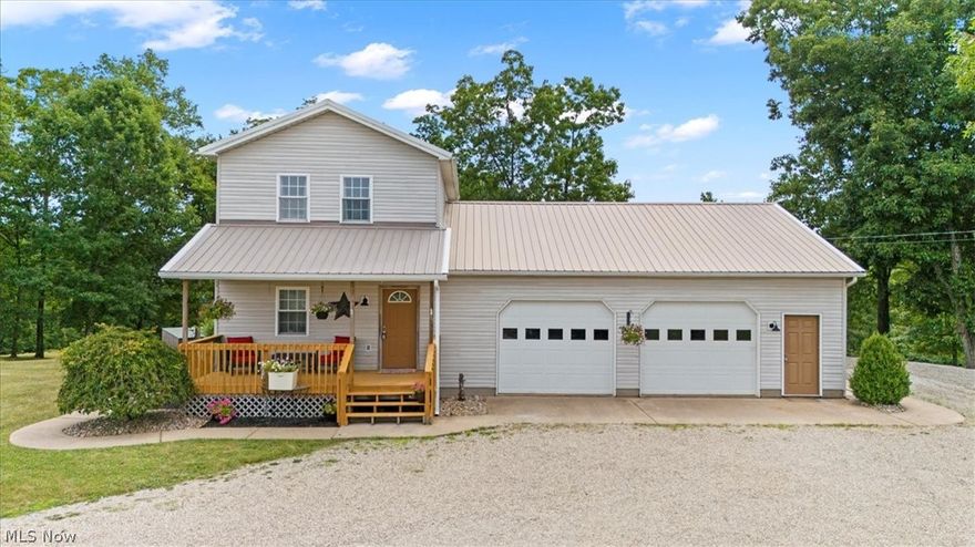 Welcome to your dream retreat! Nestled on almost 24 sprawling acres, this turn-key 2-bedroom, 1-bath home is a rare gem offering stunning sunsets and a bounty of outdoor adventures. Imagine waking up to the serene beauty of nature, where deer and turkey roam freely and your days are filled with the thrill of ATV trails, hunting, and exploring the great outdoors.

Step inside to discover a cozy yet modern living space, boasting a newly renovated bathroom that exudes contemporary charm. The home's inviting ambiance makes it the perfect sanctuary after a day of adventure on your private slice of paradise.

For the hobbyist or homesteader, the oversized garage is a dream come true. It features a workbench and ample storage for all your tools and projects, along with a small utility room for added convenience. A second driveway leads to a spacious 14x40 shed, ideal for storing tractors, equipment, or even converting into your custom workshop.

The property itself is a nature lover's haven, with a creek meandering through and a potential pasture field ready for your agricultural aspirations. Whether you're an avid hunter with your private hunting blind, an outdoor enthusiast, or someone looking to escape the hustle and bustle, this property offers endless possibilities.

Adding to the allure, mineral rights are negotiable, providing a potential additional income stream.

Don't miss out on this once-in-a-lifetime opportunity to own a piece of heaven on earth. Schedule your private tour today and start living the life you've always dreamed of! Your idyllic country lifestyle awaits!