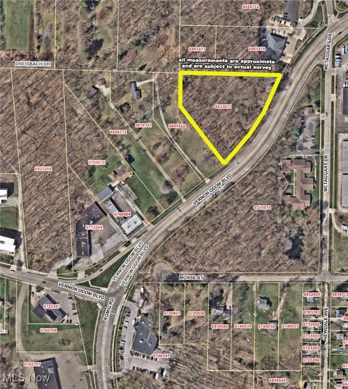 2.39 Acres of Land. Utilities available. UPD-13 Zoning includes multi-family, retail, commercial, as well as other use categories. Currently approved for 25 townhomes, ready for building permits. Traffic count is 15,000 per day. Check zoning for your particular use. Located just west of the I-77/I-76 Interchange.