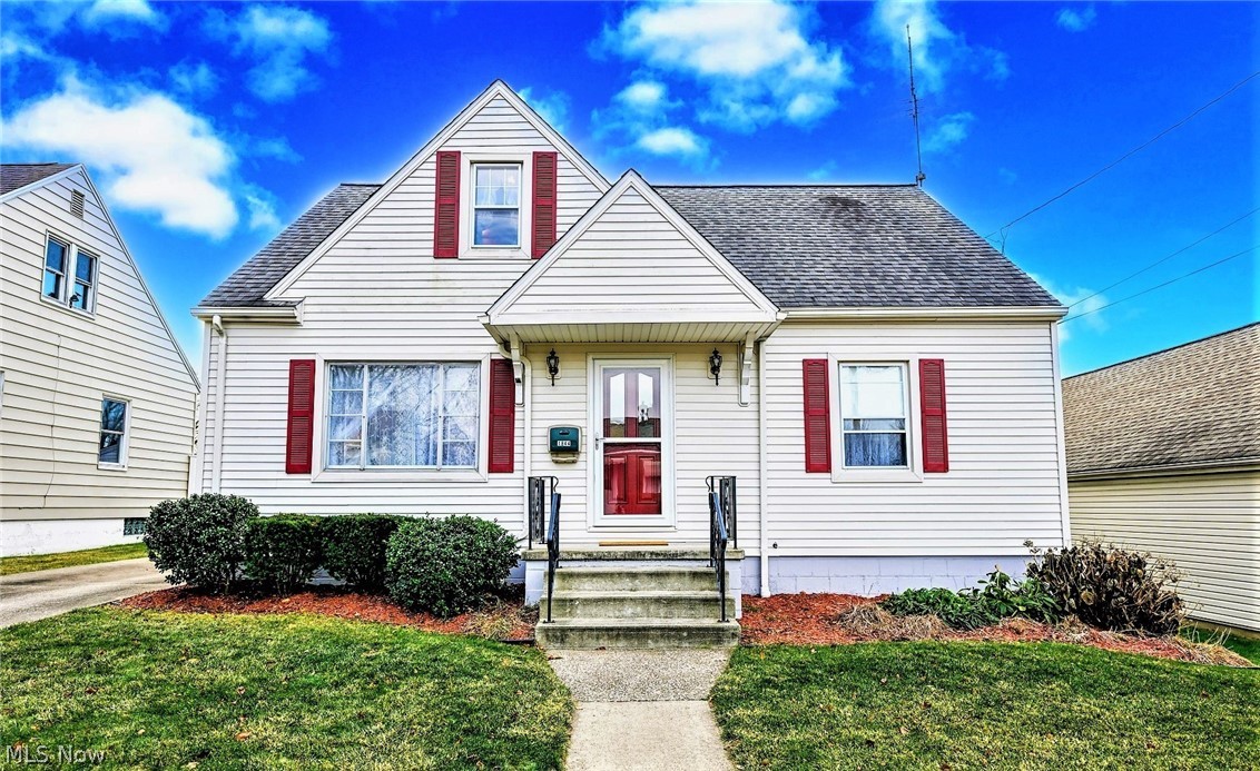 **WOW ~ PRISTINE Condition ~ Cape Cod In Goodyear Heights W/1,430 Sq. Ft Showcasing 3 Bdrms & 3 FULL Bathrms!! *Concrete Drive, Garage W/Opener & Perfect Yard That Spans Behind The Garage W/Neighbor Vinyl Privacy Fencing To The West & Fencing Behind, So Peaceful! *TWO (2) Bedrms Boast ENSUITE MASTER BATHRMS Including FIRST FLOOR W/HANDICAP ACCESSIBLE 3 Ft. Wide Door PLUS+ 1st FLOOR LAUNDRY! ~ Such A Standout Rare Great Find!! *From The Moment You Walk In You Can Feel How Well Maintained This ONE OWNER Home Is *Fresh Paint '22 & White Modern Trim Throughout *Major Updates Include --> NEW FURNACE 2015, Ao Smith Premier H20 TANK 2018, CENTRAL AIR Inside Portion 2020, Dimensional ROOF From The Peak Back 2012/Roof Front 2007, SIDING 2007, Most Updated VINYL WINDOWS, LAMINATE Flooring & More!! *Walk In To A Living Rm W/Carpet & Hardwood Underneath *Wide Kitchen W/Chair Rail Molding, Laminate Flooring, Side Pantry Cabinets, TILE Accents -Fully Applianced W/Refrigerator, Stove & Dishwasher *De