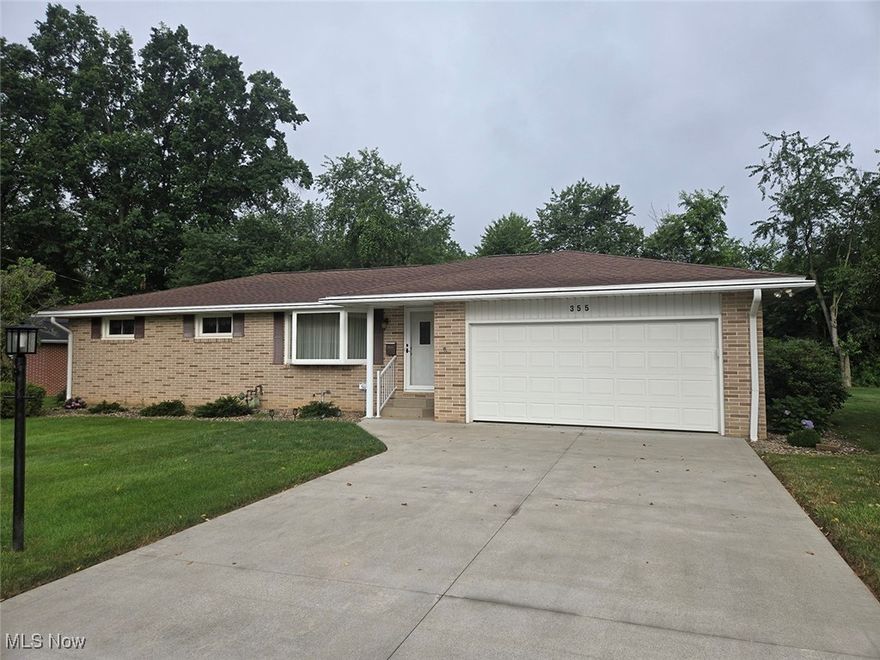 Discover the perfect blend of comfort and convenience in this meticulously maintained 1,358 square foot brick ranch built in 1965. This charming home sits on a generous .403-acre lot, offering privacy and space for outdoor enjoyment. Step inside to find a welcoming living room that flows seamlessly into the fully appointed kitchen featuring beautiful Merillat cabinetry and elegant granite countertops. The adjacent dining area creates the perfect space for family meals and entertaining. The heart of the home is the inviting family room, complete with a cozy gas fireplace and an abundance of natural light that creates a warm, relaxing atmosphere. The primary bedroom features a private half bath, while two additional nicely sized bedrooms and a full bath provide comfortable accommodations for family and guests. The divided basement maximizes your living space with a recreation room perfect for family fun, plus a dedicated laundry area and full bath for added convenience. Gas forced air heating, central A/C, 100-amp breaker electric, and glass block windows. Outdoor living is enhanced by the covered back deck that overlooks your private backyard. The attached two-car garage features attractive nature stone flooring, while a handy garden shed provides additional storage. Recent updates include a new roof, windows, a concrete driveway, and a hot water tank. Located in a desirable area close to Massillon Middle School and highway access, this home offers the perfect combination of suburban tranquility and urban convenience. Public Water & Sewer. Parcel # 617433 & #617432. Don’t miss this opportunity to own a truly exceptional property that's ready for immediate occupancy!