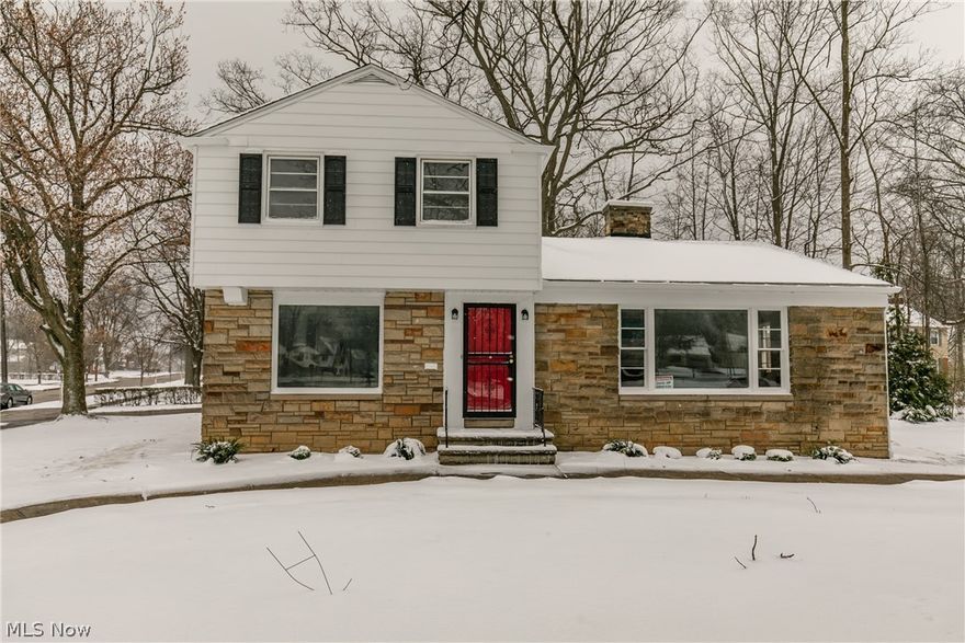 Welcome to this beautiful move-in Colonial Home in University Heights! Take a look at the family room with a stunning picture window letting the sunlight flood in and shine on the lovely fireplace. The dining room is the perfect place for entertaining and opens into the updated kitchen. This splendid kitchen boasts white cupboard that accents the countertop, subway title, and stainless steel appliances. Do not miss the appealing accent wall! Three nicely sized bedrooms with new carpet. Partial finished basement which is ideal for a rec room. Both bathrooms have been updated! Fresh paint throughout and updated flooring. An enclosed porch for you to sit on and look at the impressive yard. This one won't last!