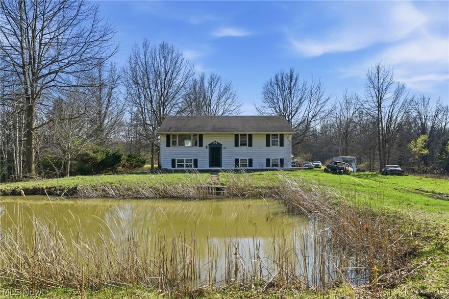 Unlock the potential at 9800 Williams Road! A full-scale renovation project sitting on 5 country acres. This property is a true "blank slate" opportunity for serious investors, visionaries or builders, as the existing structure currently has no working utilities and requires a total overhaul to reach its full potential. The footprint allows for a spacious 3+ bedroom, 2.5-bath layout with an open floor plan, a fireplace-centered lower family room, and a 2+ car garage, but the real value lies in the acreage. Situated just 15 minutes from the recreational hubs of West Branch, Lake Milton, Berlin Lake, and close proximity to 76 this location balances secluded country living with immediate access to some of the region's best outdoor amenities. Whether you are an investor looking for a high-upside project or a dreamer ready to build a private estate, this parcel delivers the privacy and space that are increasingly hard to find. Bring your vision and your ambition to a property where the value is rooted in the land and the possibilities are unlimited; this is the substantial piece of Northeast Ohio you’ve been waiting to claim!