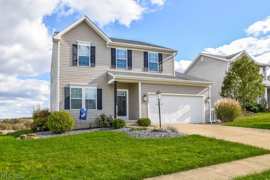 Beautiful 3 bedroom colonial with a finished lower level in Jackson! Wonderful curb appeal with a manicured lawn and 2-car attached garage! Enter into a welcoming living room that could be utilized as an office or even a sitting room. Open floor plan with bamboo floors in the great room, kitchen and morning room - perfect layout for entertaining! Whip up your favorite recipes in the fully applianced kitchen with gorgeous, dark cabinetry, a large breakfast bar with seating and a walk-in pantry. Host holidays in the spacious morning room with vaulted ceilings and access to the back deck! Convenient half bath with a wood plank accent wall plus a laundry room with a built-in drop zone complete the main level. Upstairs, the master suite offers a walk-in closet and a private full bath with dual sinks and barn door window cover. There are 2 additional bedrooms, a full bath and a large landing great for a hang-out space or in-home library! Extra living area on the lower level with a finished rec room and half bath! You'll love spending time on the beautiful back deck with a grill bump-out overlooking a gorgeous yard with a gravel firepit area and a 10x20 shed. Absolutely gorgeous property - don't miss out!