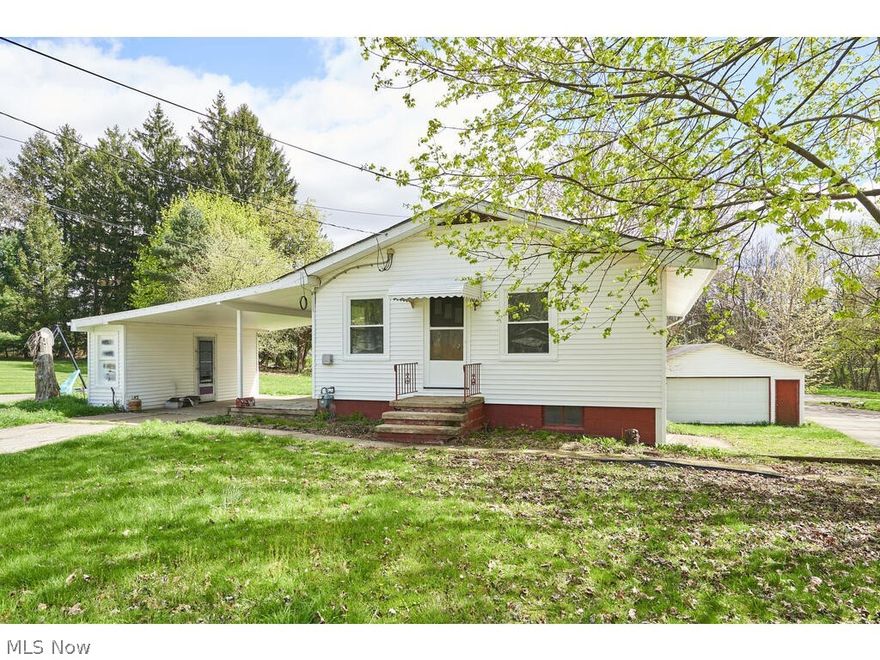 Move right into this beautifully updated Ranch situated on a cul-de-sac near the historic Medina Square! The 1st floor boasts a bright & airy living room with tons of natural light, formal dining area, spacious kitchen with brand new appliances & cabinets, 3 generously sized bedrooms and an updated full bathroom. The partially finished walk out lower level includes a spacious rec room with a gas fireplace, half bathroom and door that leads to the attached 1- car garage. Also featuring newer flooring and painting throughout, updated light fixtures, detached 2-car garage, and a carport for ample parking. Conveniently located near local parks, schools and Medina Square shopping & dining.