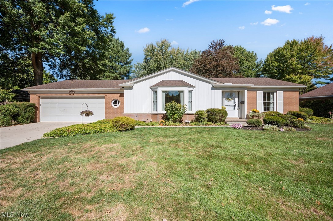 Lovingly cared for by the same family for over 60 years, this exceptional ranch offers nearly 2,700 square feet of above-grade living space plus an additional ~1500 SF in the basement (700+ square feet of finished space). Situated on a rare double lot totaling just over half an acre, the property provides both privacy and room to enjoy the outdoors.
Inside, the home features 3-4 bedrooms (one bedroom is currently used as an sitting room), 3.5 bathrooms, and 3 wood-burning fireplaces that add warmth and character throughout. A convenient first-floor laundry room makes this home ideal for those seeking true one-floor living.
Many major updates have already been completed, including a new roof in 2021, new driveway and sidewalk in 2021, furnace and central air replaced around 2017, and vinyl replacement windows throughout.
Conveniently located near local coffee shops, restaurants, and grocery stores, this home also provides easy access to both I-77 and Route 18 for effortless commuting. With its combination of size, quality, and long-term care, this home is truly one of a kind. Schedule your private showing today to experience all that this beautiful property has to offer.