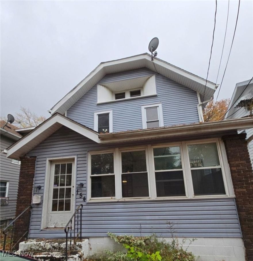 Investors! So much potential with this four-bedroom plus two bonus rooms, two full bath colonial home! Needs a little TLC! Living room, dining room open concept. Screened in covered porch. Large kitchen. Full unfinished basement. 40 year roof about 10 years old, 20 year water heater. Great opportunity!