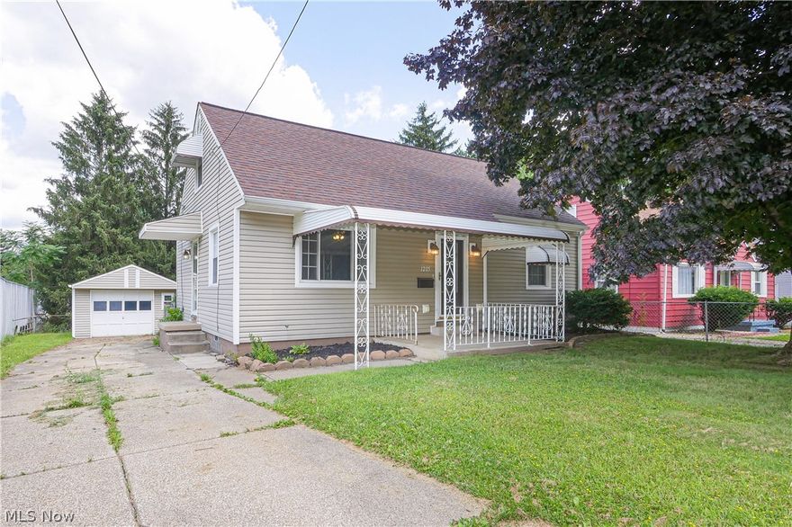 Welcome home to 1205 Onondago Avenue! This charming bungalow home has an updated kitchen and a super functional layout! The main level combined with the partially finished basement and the upstairs bedroom provide plenty of space to make this home your own, whether you need bedrooms or offices or even just a place for storage. The screened in back porch provides great shade and a nice place to relax and enjoy the outdoors together as a family or when hosting guests. The pine trees at the base of the hill are perfectly spaced for a hammock to hang underneath the trees. The fenced in back yard makes it a great place for pets or children to be able to play and the additional fire pit is nice and warm on a cool summer or fall night. Lastly, the location of this property makes it incredibly easy to run into town and explore as Chapel Hill, Downtown Akron, Cuyahoga Falls, and the Goodyear Heights Metro Park are all under a 10-15 minute drive. Updates include: New AC in 2021 with transferable