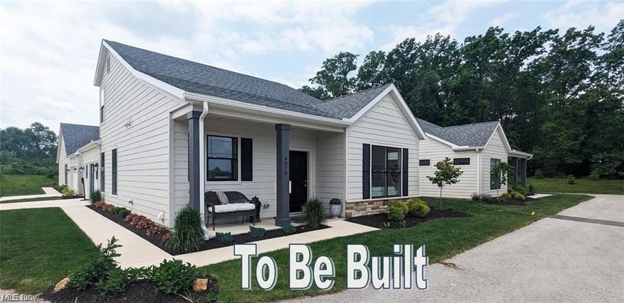 Welcome to the Cottages at Plum Brook. Single family to be built, choose your lot and move in by Thanksgiving. New Findlay Deluxe floor plan is a 2 story with 1st floor primary bedroom, 2nd bedroom, bath, and loft up, sunroom, 2 ½ baths, front and back covered porch, patio with privacy fence, 2 car garage with storage. The second floor is perfect for an in-law suite, out-of-town guests, hobby area or workspace. Builder offers customization to make it your own. Included white soft close cabinets, granite countertops, luxury vinyl plank floors, and a spacious island kitchen for entertaining. Remember the days when people had summer cottages by Lake Erie; we've brought those days back! Enjoy a maintenance-free lifestyle with exterior repairs, landscaping, and snow removal taken care of plus fun social events. Minutes to freeways, shopping, dining, entertainment, marinas, yacht clubs. Ride your golf cart across the street to Plum Brook Country Club or walk across the street to Osborn Metro Park with dog park, walking trails, and pickle ball. Clubhouse, Pool, Fitness Center to be built. VA approved.