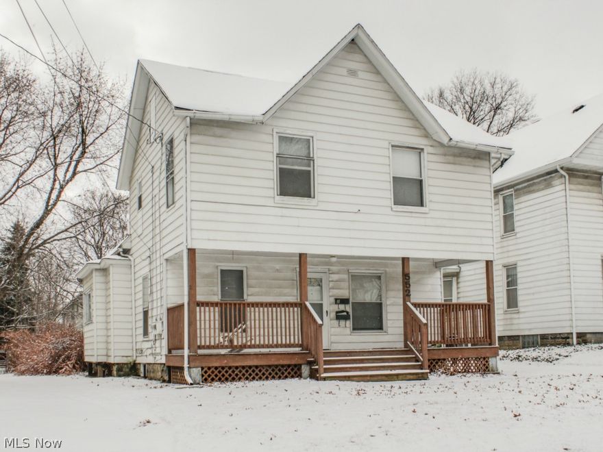 CASH FLOW potential right by The University of Akron! This is a two unit house with private entrances to each unit. The first floor unit has two bedrooms, bathroom, kitchen, and great room. The second floor unit has two bedrooms, bathroom, kitchen and great room. Laundry is available to both units. Contact us for more information on cash flow and past rental history.