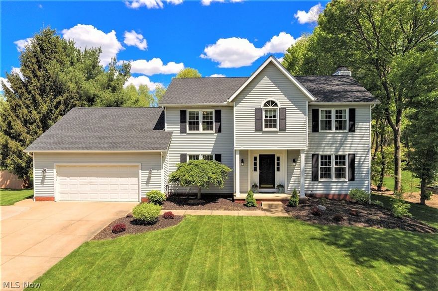 *Custom Built One Owner Meticulously Maintained Colonial In GREEN Showcasing 3,000 Sq. Ft., 4 Bedrms, 2 Full/2 Half Bathrms & Finished Basement! *Attached Garage, Widened Concrete Drive, FENCED In Yard, Above Ground SWIMMING Pool, Grey Double Tier Deck W/Awning, Shed And More! *Over 1/2 An Acre! *Updates Include New ROOF 2015, New WINDOWS 2013, Entire House Filtration System & Water Softener 2021, ALL NEW Upgraded Cali Pro LUXURY Plank Flooring 2019, Plush CARPET 2019, Light Grey Modern PAINT Throughout 2019, GRANITE COUNTERTOPS 2020, Refaced Kitchen CABINETS 2020, Triple Glamour Crystal/Rhinestone Lighting Fixtures 2020, WELL TANK 2019 *15 Finished Rooms *Foyer W/Dual Coat Closets *Elegant Formal Dining Rm W/6 Light Candelabra Chandelier, Chair Rail & Crown Molding *Living Rm Soft Carpet *Sunken Family Rm W/Tall Windows, Exterior Door To The Deck, Gas Fireplace Adorned By A Tile Surround, Wood Mantel & Built Ins OPEN To An Eat In Kitchen W/Antique White Cabinets, New SUBWAY TILE Backsplash, Giallo Ornamental GRANITE Countertop W/Breakfast Bar & Studded Accent Black/White Bar Stools! Stainless Steel Matching Whirlpool Gas Stove, Refrigerator & Dishwasher, Pantry & Sliders To The Deck *1st Floor Laundry Rm- Great Size W/Cabinets *1st Floor Guest 1/2 Bathrm *Upstairs Is A Master W/Ensuite Bathrm & Walk In Closet! *3 Additional Bedrooms And Extra Full Bathrm *The Lower Level Boasts A Finished Recreation Entertaining Rm W/Wet Bar + 1/2 Bath *Spotless Storage Rm *LIVE VIDEO ~