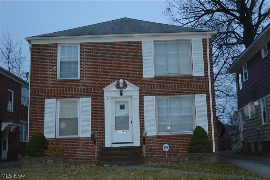 2 Family 2nd floor 3 bedroom unit with eat in kitchen, living room, dining room, laundry & garage.  Kitchen has many cabinets, range, & refrigerator, plus a new sink being installed.   Bath has newer vanity sink & faucet.  Laundry hook up is in basement or owner will provide washer & dryer.  Parking includes shared garage left door one car space with remote & one exterior car space.                                       Utilities are separate.  
Nearby Whole Foods, restaurants, library with access to Cuyahoga County Library System.  RTA Bus stops on Cedar Road.  Easy drive or bus to downtown,  Cleveland Clinic, University Hospital, Case Western & Cleveland State University.
Minimum one month security deposit.