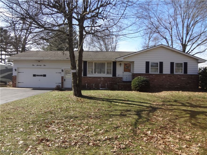 Very well maintained and squeaky clean 3 BR, 2 bath, quality built ranch.  Perfectly situated in a quiet cul-de-sac on .6739 acre lot (2 parcels included, 138 x 200 Ft. total). You can walk to the park and shopping, or relax on your enclosed screened patio overlooking the expansive backyard. Newer neutral carpeting in living room, hall, and dining area. Additional insulation & vinyl-over-steel siding,makes this home more energy efficient. 2 newer windows in the dining area. Full basement provides for extra living space & lots of storage, if needed. 2 car attached garage keeps you safe & out of the weather from car to house. With your personal touch, you can make this house an easy-living one level "HOME". Seller is providing a 1 year home warranty for your peace of mind. Call today for your private showing. You will be glad you did!