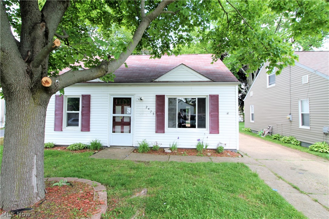Endless possibilities with this two bedroom, one full bath Ellet ranch home. Could be a great rental or great starter home or rehab! Come on in from the cute front yard to the living room, kitchen with eat in area, two bedrooms, and a full bathroom. The backyard has a patio for sitting out and enjoying, 2 car detached garage. Be your own decorator!