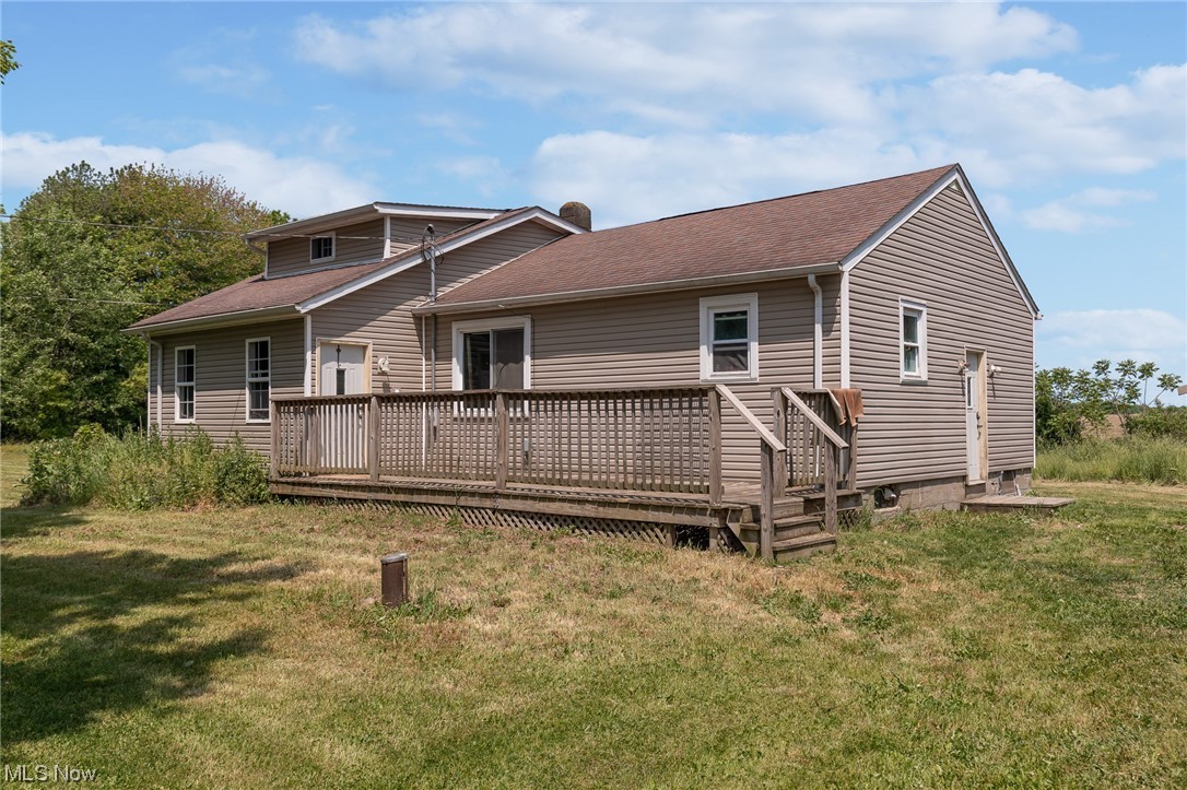 Looking to get away from the city and enjoy the peace and quiet of the outdoors ? Then this cozy home is just the one, located minutes from Pymatuning Lake State Park. This home features a nice sized eat in kitchen that flows into the family room which includes a beautiful stone fireplace. Two bedrooms & laundry room complete the first floor. Upstairs you will find 3rd bedroom and 1/2 bath, along with additional storage space. Barn on property, previously used for chickens, ducks & goats, plenty of nature here! There is much to enjoy living on this property, close to the quaint town in Andover Square, a state park and many local eateries, Could also be used as AirBNB with fishing and boating attractions just minutes away,plenty of nature here!