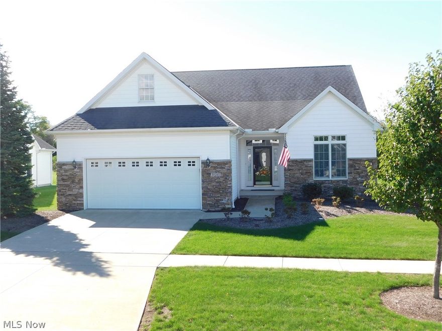 Beautiful well cared for Ranch has been impeccably maintained.  Newer carpeting and light fixtures throughout featuring Two Bedrooms & Two full Baths, gorgeous Great room with built in entertainment center, family room with gas fireplace, fully equipped eat in kitchen, Office/Den/3rd Bedroom, First floor Laundry, Awesome & semi private back porch with views of pond, big functional basement with additional crawlspace for tons of storage.  Nice 2 car attached garage in a Cluster community where yard, landscaping and snow removal are taken care of for you!