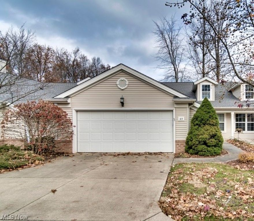 Welcome to your next residence, meticulously crafted ranch is perfect for Senior lifestyle. This community is thoughtfully designed to effortlessly meet your current and future needs. Whether you prefer engaging in card games, enjoying a year-round dip in the indoor pool, or joining in the monthly Birthday party, the options are abundant. Conveniently close to home, the prospect of rehabbing is within reach, and should the need arise, transitioning to Assisted Living within the complex is a seamless possibility. The attached garage is equipped with attic access and a storage closet," Don't miss the opportunity to see this charming residence today; regret awaits those who delay until tomorrow!