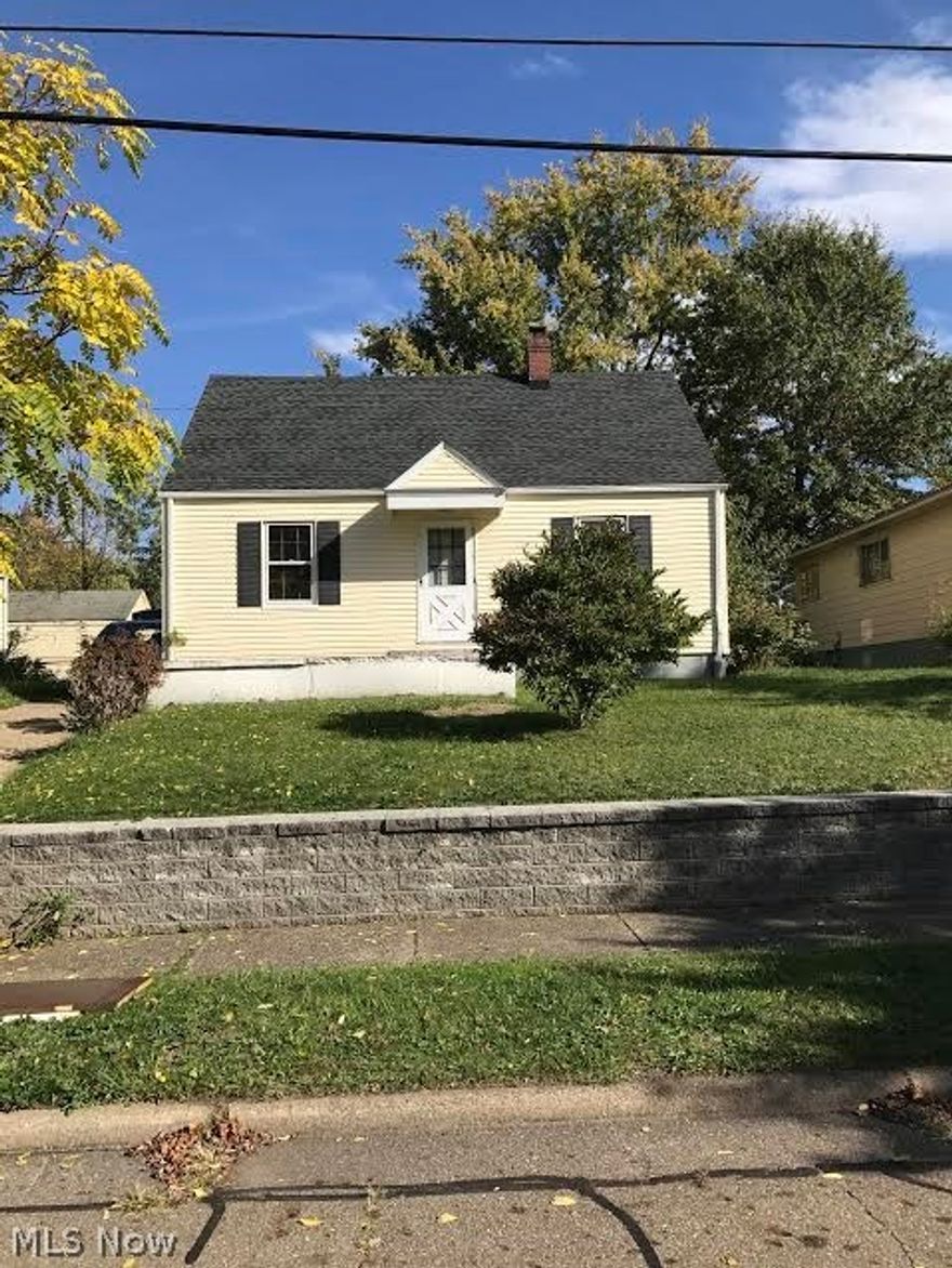 Cute Cape Cod with Four Bedrooms and 2 full baths. 1 Car garage with carport.