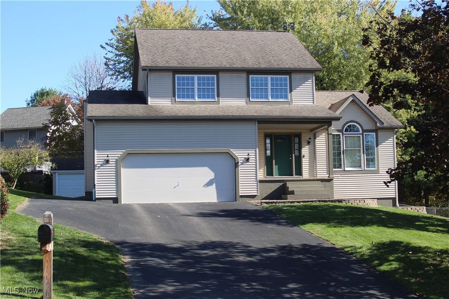 Welcome home to this beautifully updated 3-bedroom, 3.5-bathroom home with private backyard.  Step inside to discover a spacious open floorplan featuring an updated kitchen, and gorgeous countertops perfect for everyday living and entertaining. There is a Vaulted ceiling and hardwood floors in the living room / dining room, and a brick fireplace in the family room to curl up in front of on those cold winter nights. The master suite offers a private retreat with a full bath while the partially finished basement adds three bonus rooms, a full bathroom, and 3 large storage closets. It has a 2 car attached garage and large Amish built shed to handle all your storage needs! Don't miss this move-in ready gem-schedule your showing today!