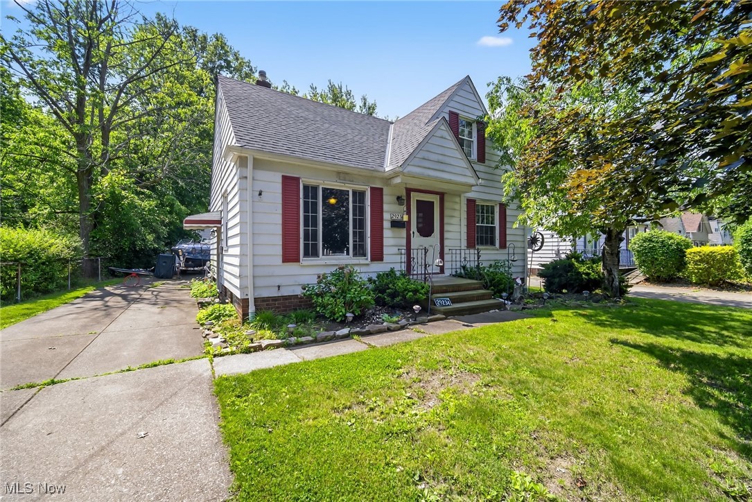 Welcome to this charming 3-bedroom, 2-bath bungalow in Wickliffe! Many major updates have already been completed, giving peace of mind to the next owner—roof, furnace, and central air are all approximately 5 years old. Most of the windows have been upgraded to vinyl replacements, enhancing energy efficiency. The kitchen features classic oak cabinets, Formica countertops, and a cozy layout perfect for everyday living. Upstairs, you’ll find a huge master bedroom with plenty of space for a sitting area, home office, or reading nook. The partially finished basement includes a spacious rec room, offering even more flexibility for entertaining or relaxing. Don’t miss this well-maintained home with solid bones and tons of potential!