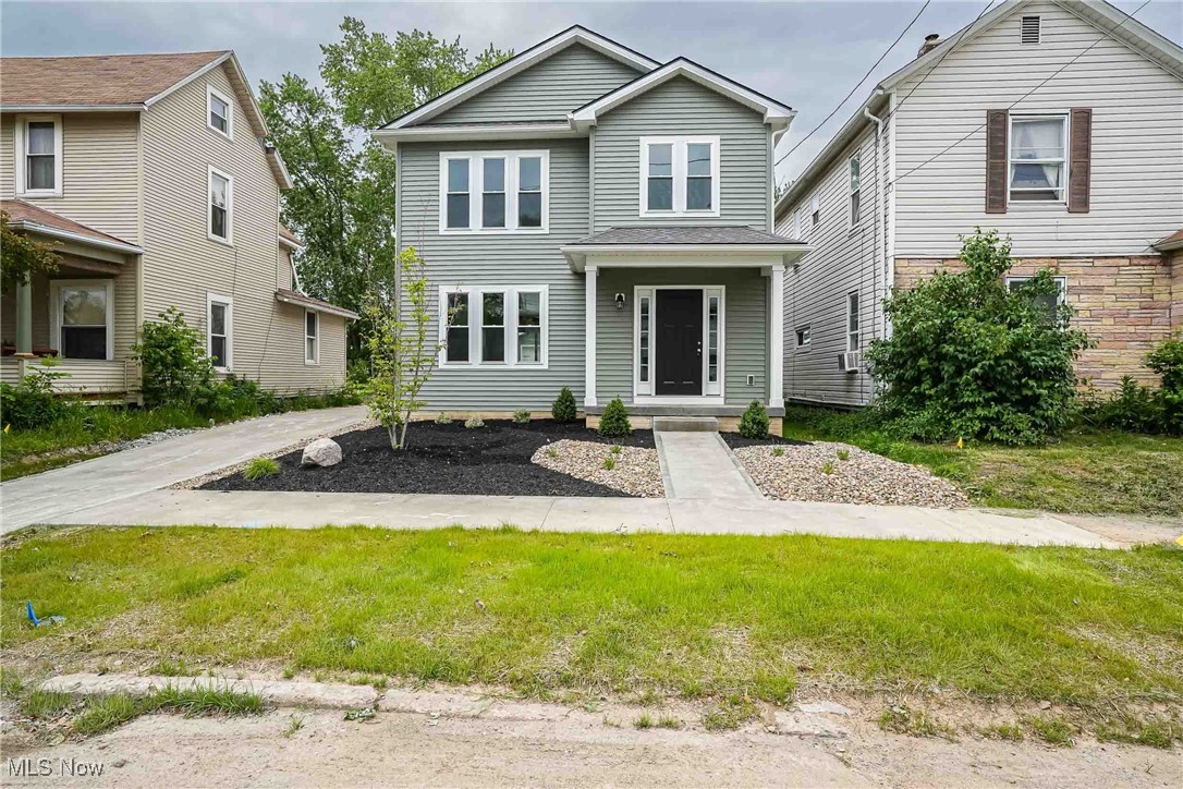 This newly built 3-bedroom, 1,5 bath two-story home offers a bright open floor plan with rich luxury vinyl plank flooring throughout the main floor. The kitchen features white custom shaker cabinets, quartz countertops, and stainless steel appliances. A convenient half bath and laundry room complete the first floor. Upstairs are three bedrooms and a full bath. The home also includes a full basement and a detached two-car garage. This home is ready for your personal touches. This is a Fannie Mae Homepath property.,