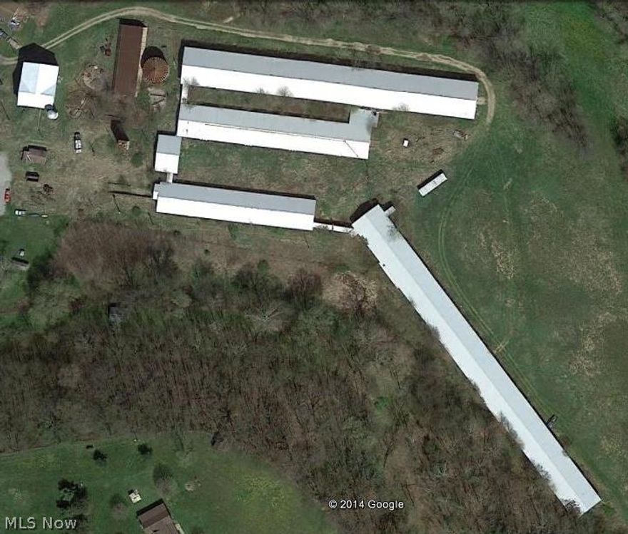 PUBLIC AUCTION~~SATURDAY SEPTEMBER 27TH  2014 @ 10:00 AM SHARP~~38.3 ACRE FARM AND MINERAL RIGHTS~~65,000 SQUARE FEET OF BLDGS ~ LAKE ~ 1 MILE FROM RT 11~~Columbiana County~ ElkrunTwp~ Beaver Local Schools
Show Date:  September 11, 2014 5-7 P.M.
Consisting of a 38 acre farm with frontage along Elkton West Point road, approx. 10 acres tillable the balance in woods, lake and bldg. site.Improved by over 65,000 square feet of bldgs.
50x530 frame bldg. 16 foot clearance. ~44x225 frame building with 8ft clearance.~ 50x34 frame bldg. 8 foot clearance~ 48x275 frame bldg. with 8 foot clearance.~ 52x424 pole bldg. w/ 16 foot clearance. ~ Butler bldg. 40x100, w/ 12 ft clearance.  3 Phase electric. 
This farm will be offered in the following parcels and as a unit selling the method producing the highest bid.
PARCEL #1 : The above described 38 acres and buildings, surface rights. ~ PARCEL#2:  The Mineral rights to the above 38 acres

Real Estate Terms: This property sells without reservation