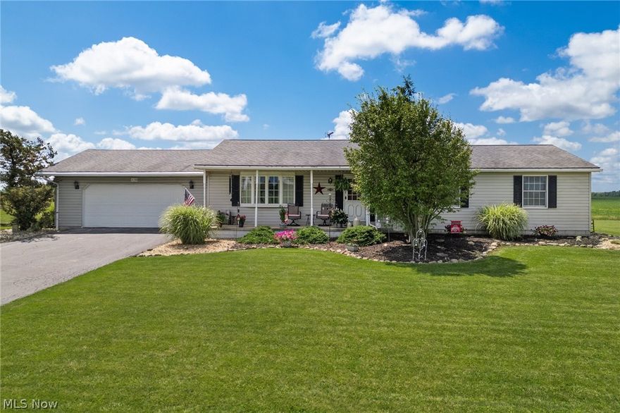 Charming three bedroom, two bathroom ranch in serene country setting. Discover the perfect blend of comfort and tranquility in this beautifully maintained 1404 square-foot ranch, ideally situated near the highly regarded Seneca East school district. Experience the best of country living from your covered front porch which offers a peaceful view of the meticulously landscape grounds. Don't miss out on this opportunity to own a slice of country paradise. Schedule a viewing today and make this charming home yours.