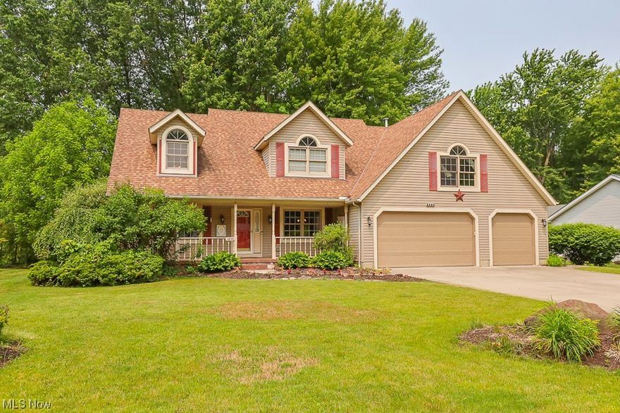 Welcome to 6890 Fairacres Road! This 3 bed, 2.5 bath home is features galore. This property is situated on a half-acre lot in a highly desired North Ridgeville area that's close to the ball fields, South Central Park and North Ridgeville High School! When you walk through the front door, you'll be welcomed by a beautiful living room with vaulted ceilings and a beautiful full length fireplace. The open layout also gives you access to the kitchen which will be great for entertaining family and friends. You will also find first floor laundry as well as a spacious first floor master suite! Upstairs, you will find your additional full bathroom as well as the other 2 bedrooms. The second bedroom upstairs is HUGE and features a fireplace as well as multiple walk-in closets. Head down to the finished basement that could be used for tons of different things. It also features an additional full kitchen! Head outside to your beautiful attached deck with a covered gazebo and stunning park-like, pe