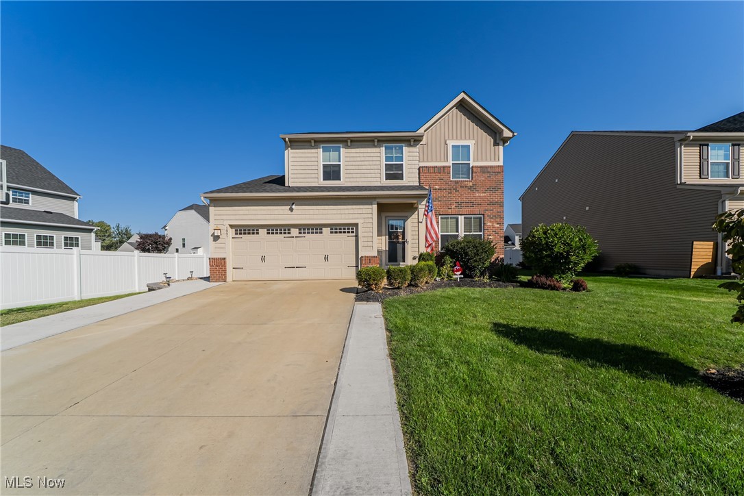 This impressive 4-bedroom, 2-bathroom colonial, built in 2016, awaits its new owners. Situated on .18 acres, it features a spacious backyard and a roomy interior with 2,240 sqft. Ideal for hosting guests both indoors and outdoors. Featuring a fenced in backyard, deck, above ground pool with shed storage. Be the first to experience the open floor plan. Rough plumbing in the basement offers tremendous potential for expansion and abundant storage. HOA also offer maintains of common areas and play ground.