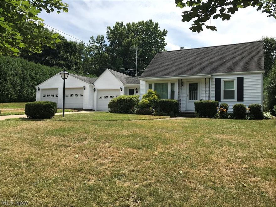 Looking for country living but you like the convenience of living in the city? This is the home for you! Plenty of outdoor space with a 1.3 acre lot. This property has multiple fruit trees and bushes. It was once beautifully landscaped and just needs a little TLC to make it beautiful once again. The home has some updates which include Windows, Glass block windows in basement, Roof, Garage doors, Siding and Electric Panel. There is a 11'x18' garage and a 24'x30' garage. Call today to see this one before its gone!