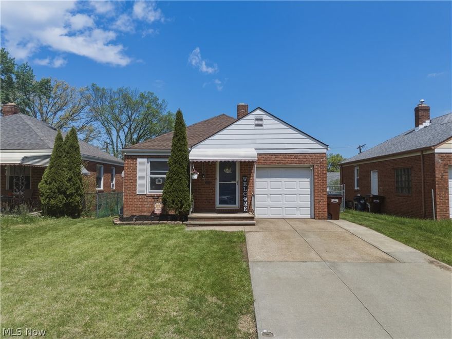 Beautifully updated spacious brick ranch offering comfort, style, and plenty of living space! This well maintained two-bedroom home features a large open layout, updated kitchen and baths, and a beautifully finished basement perfect for entertaining, a recreation area, or additional living space. Enjoy solid brick construction, great curb appeal, and a private yard ideal for relaxing or gatherings. Move-in ready and conveniently located close to shopping, dining, and parks. Here are the many updates listed below.
 New roof March 2020 (complete tear off and replacement, includes 15 year transferable warranty) Basement waterproofed in 2015. New Hot Water Tank November 2020. Spacious upper-level walk-in closet/dressing area with ample hanging storage and hardwood floors. New roof March 2020 (complete tear off and replacement, includes 15 year transferable warranty) Basement waterproofed in 2015. New Hot Water Tank November 2020. Electric Fireplace Built in within basement.