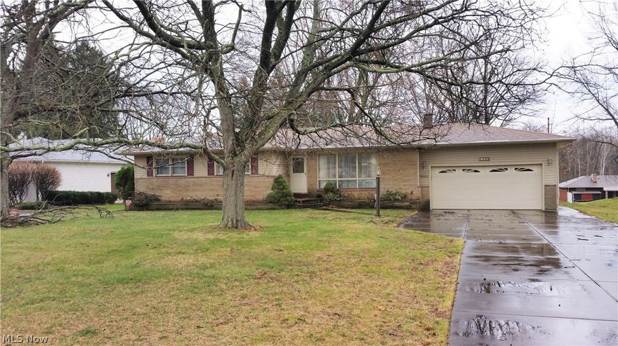 This ranch home was custom built by the current owner.  It is located in a beautiful neighborhood right in the center of Mill Creek park and with in walking distance of James L. Wick Jr. Recreation Area.  Home features 3 Bedrooms, 2 1/2 Bath, Formal Living Room, Formal Dining Room, Family Room w/ Fireplace, Eat in Kitchen, back deck over looking large backyard and Partially Finished Basement w/ Cedar Closet.  Updates in 2000 include Roof, Furnace, Siding, Driveway, Gutter Guard and Double Hung Windows.  This is a very well built home it needs updated but you can go wrong for the price in this neighborhood.