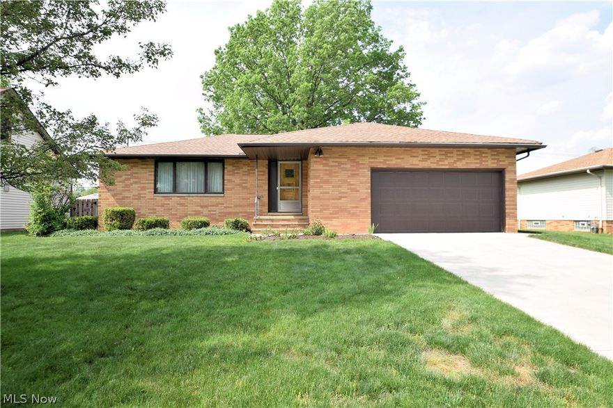 Welcome to this large all brick ranch situated on a quarter acre lot, located in a desirable neighborhood walking distance to schools. The main floor offers over 1,600 feet. The foyer flows into the kitchen. Spacious living room/dining room combo overlooking eat-in kitchen. Three generously sized bedrooms all with large closets and hardwood flooring. A step down family room off the kitchen offers a half bath and a slider to a patio and beautiful backyard. The large basement offers a rec room, large workshop as well as laundry and utility area. Tons of storage as well as large and extra closets throughout! Oversized 2 car garage and new driveway in 2018! Schedule your tour today! Estate, seller is selling AS IS condition, cash or rehab loan buyers only.