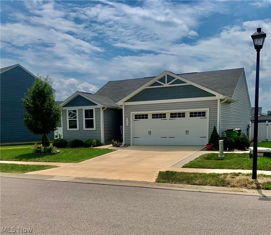 Welcome to your new home which was built less then 6 years ago by Ryan homes. Absolutely nothing to do but move into this beautiful 3 bed, 2 full bath Ranch! Home features a large fenced in backyard with deck and shed (10x12). The great room invites you into this open floor plan concept with a stunning eat-in kitchen. Beautiful dark cabinets, stainless steel appliance, a lot of natural light, food pantry, a nice size island. The master bed features a full bath and walk-in closet (9x10)! Full basement with lots of potential to make it your own. Featuring an egress window & roughed in plumbing for another bathroom. 2 car attached garage, main floor laundry room, and tons of storage. Everything is new! All you need is to move in and enjoy this quiet neighborhood. Don't miss out on this one. Schedule your private showing today!