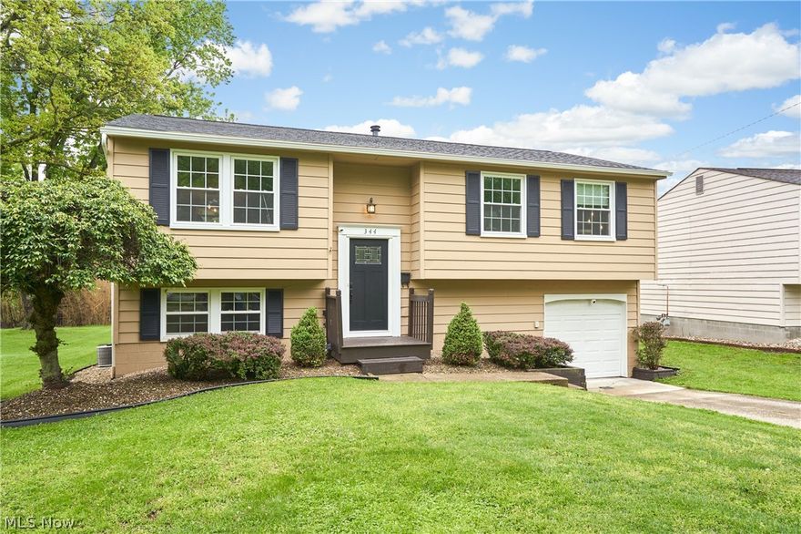 Move-in ready split level offering a spacious and functional layout! The updated kitchen features a center island, new refrigerator, and opens to the formal dining area, perfect for everyday living and entertaining. Bright and spacious living room filled with natural light. The main level also includes 3 generously sized bedrooms and a full bathroom. The lower level offers a versatile 4th bedroom or office, cozy rec room, second full bathroom, and convenient mudroom area. Additional highlights include a 1-car attached garage, deck overlooking the private backyard, and a new shed for extra storage.