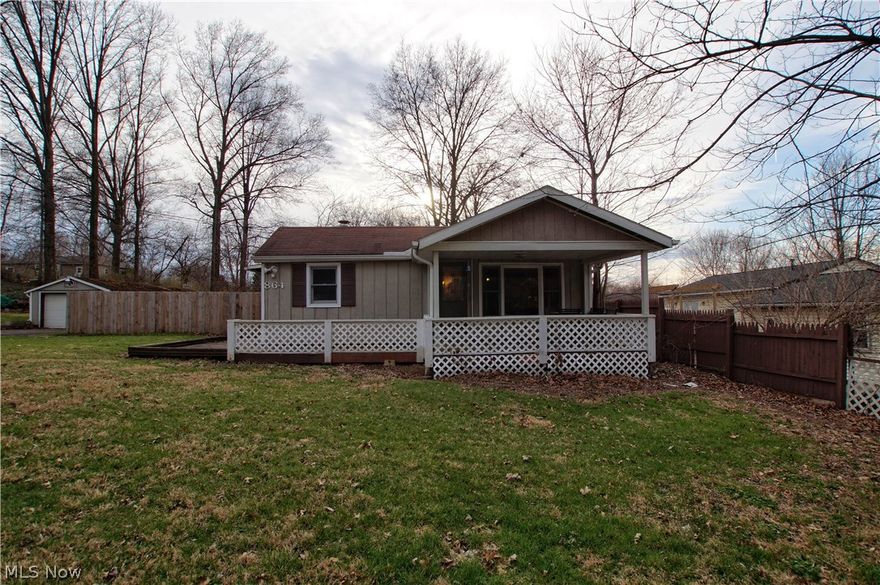 Welcome to this well maintained spacious ranch home with a basement located on oversized homesite.  This  home features 2 bedrooms with possible  flex space that can be used in many ways depending on your needs. It can be used as 3rd bedroom, extra living space or home office.  The open floor plan with extra large kitchen makes this home truly stand out from the rest. In recent years seller has spent thousands of dollars making this home in condition it is today. The  following updates have be done: living/possible bedroom was complete with new drywall /paint walls and ceiling, new carpet, new lighting and wiring, added stone fireplace and installed new windows. Furnace was replaced in 2016 and water heater in 2007,in recent years most of appliances have been replaced, bathroom was updated, fences was added and many other projects complete. Seller is including all appliances, 2 sheds and 1 year home warranty through America's Preferred. Great opportunity to own a home for less than ren