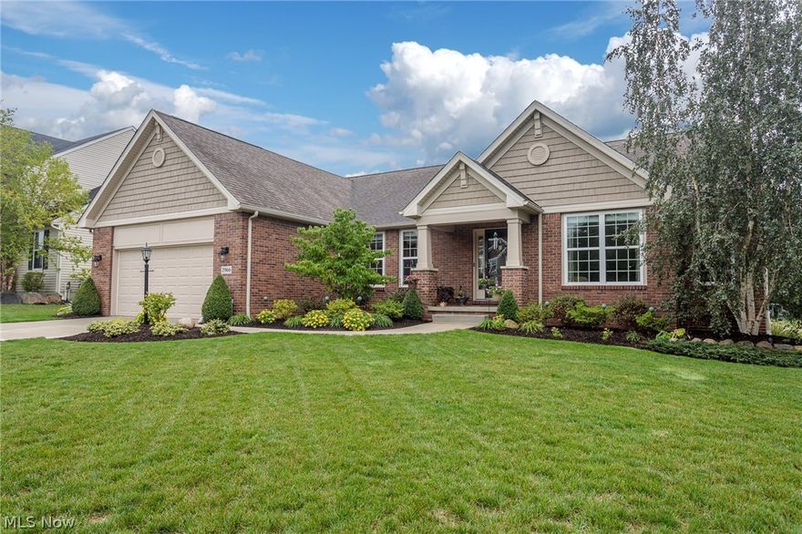 Beautiful, Open Concept, Custom Built Ranch in Brunswick! Like a new build, but better! Walk in to this stunning 3 bedroom home with hardwood floors throughout! To the left a formal dining area, to the right a private office, and straight ahead is a gorgeous living room w a gas fire place and high ceilings. Perfect for cozying on those winter nights! Warm, neutral colors. Lots of natural light! Open kitchen with an island and walk in pantry. From the kitchen you have view of the spacious, private backyard and stamped, concrete patio! A beautiful tree line and deep back yard separate you from neighbors! First floor laundry and mud room. Large master bedroom w spacious en suite bathroom and walk in closet on a private side of the home. 2 large bedrooms w ample closet space on the other. HUGE basement that has same square footage as first floor! Beautifully landscaped patio w slider from the kitchen, perfect for outside BBQs or just relaxing in the morning sun! There’s also a cute outdoor