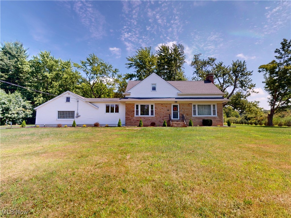 Welcome to your peaceful retreat in one of Chardon’s most desirable locations! Nestled on 7.5 picturesque, parklike acres, this charming 4-bedroom home offers the perfect blend of nature, privacy, and comfort. Watch deer, birds, and other wildlife roam freely in your backyard oasis. The main floor features a spacious master bedroom that is currently being used as the home office, an updated eat-in kitchen, a cozy living room, and a family room with a gas fireplace and French doors that lead to a private patio - ideal for relaxing or entertaining. You'll also find a full bath and a convenient first-floor laundry room. Upstairs, you'll discover three generously sized bedrooms with hardwood floors under the carpet, another full bathroom, and plenty of closet and storage space. The partially finished walkout basement offers even more storage space and living space with a rec room, a wood-burning fireplace, and direct access to the backyard—perfect for gatherings or a peaceful escape. Recent updates include: New steps & block retaining wall at walkout (2024) New electric panel (2024) Well pump (2020). This home has it all—space, charm, and a setting that feels like a private nature preserve. Don’t miss this rare opportunity to live in one of Chardon’s most tranquil and sought-after areas!