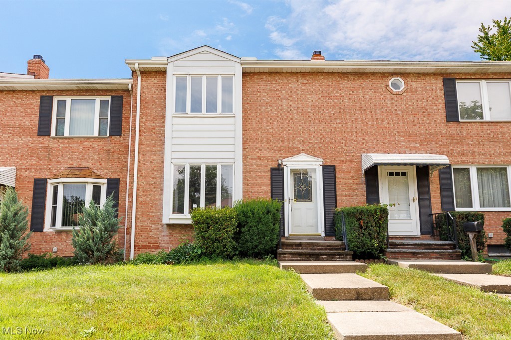 Welcome to this charming 3-bedroom, 1.5-bath townhome nestled in the heart of Garfield Heights! This well-maintained home offers a perfect blend of comfort and convenience, ideal for first-time buyers, downsizers, or investors. Step into a spacious living room filled with natural light, leading to a cozy dining area with sliding glass doors that open onto the backyard—perfect for seamless indoor-outdoor living. The functional kitchen offers ample cabinet space, and the main level features a convenient half bath for guests. Upstairs, you'll find three generously sized bedrooms and a full bath. The full-size basement features laundry hookups and offers ample potential for storage, a home gym, or future finishing. Located near schools, shopping, parks, and with easy access to I-480 and I-77, this home combines comfort with commuter-friendly living.
