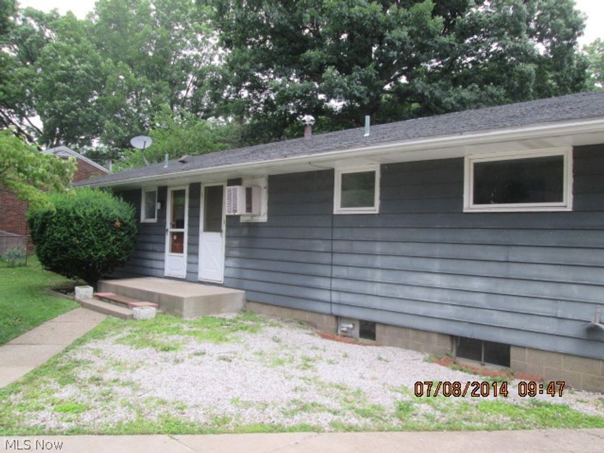 One story duplex located by the Hall of Fame. Great investment property
